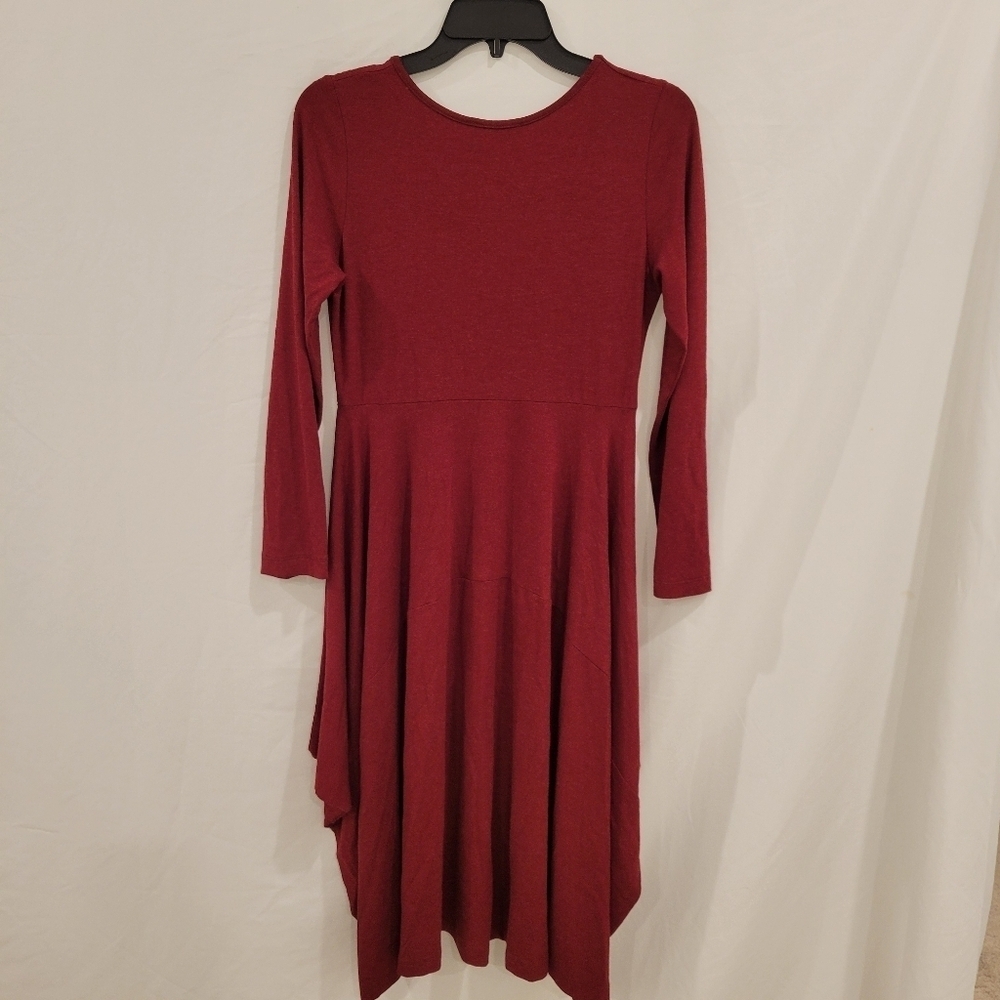 Matti Mamane Maroon Long Sleeve Midi Dress size small - Picture 2 of 4